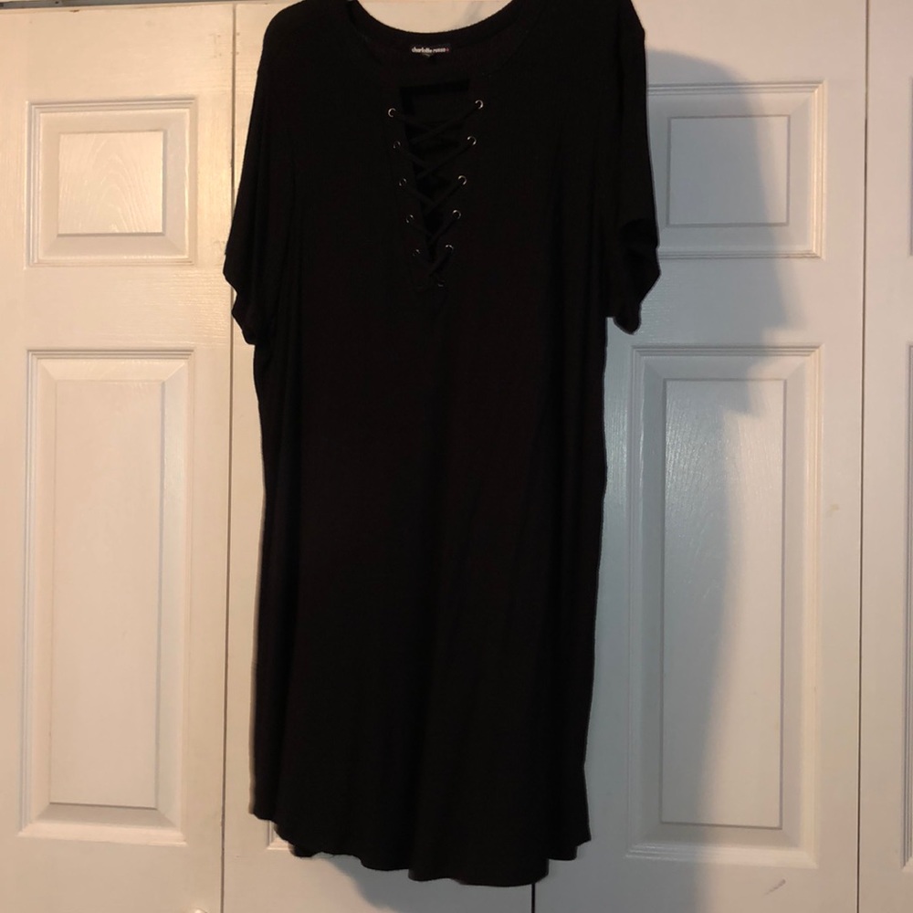 Lace up dress